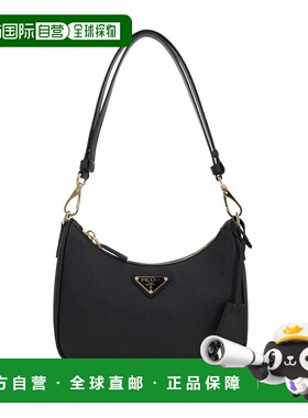 PRADA 女士单肩包 1BC204VQOMNZV0632 CO 黑色 Prada Re-Edition