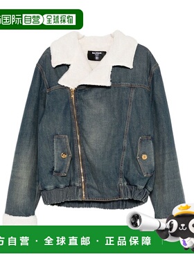 BALMAIN 男士外套 FH0TFB01DG04SFG AW2025 花色 长袖牛仔外套