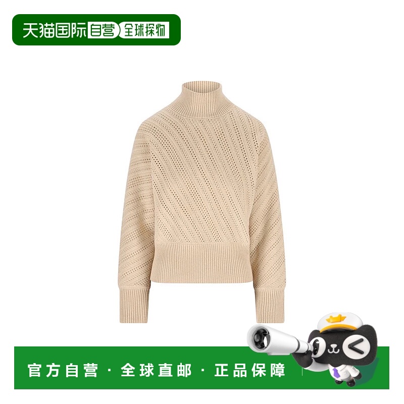 1h可退 FENDI 女士针织衫 FZXD65AYLRF1T6UAI25 AW2025 浅棕色