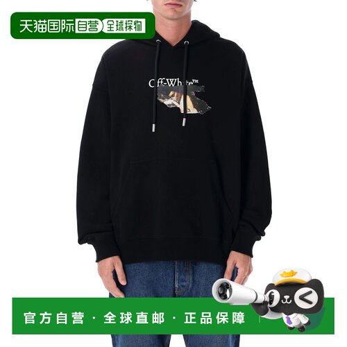 OFF-WHITE 男士卫衣 连帽衫帽衫AW2025 OMBB085F25FLE0101001
