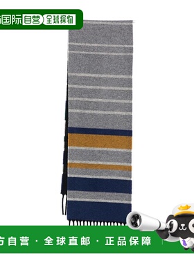 1h可退 潮奢 Paul Smith 保罗 史密斯 男士 Scarfs 灰色围巾 M1A1