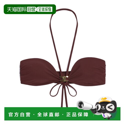 CELINE 女士泳装 RZ00C152C15PS AW2026 红色 徽标比基尼上衣