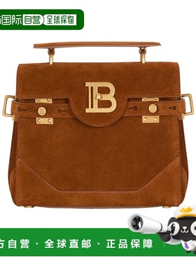 BALMAIN 女士斜挎包 GN1DB526LSDL8DF SS2026 棕色 Handbag ‘B-B