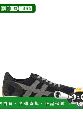 HOGAN 男士休闲鞋 HXM6710FQ80P60761K SS2025 黑色德训鞋