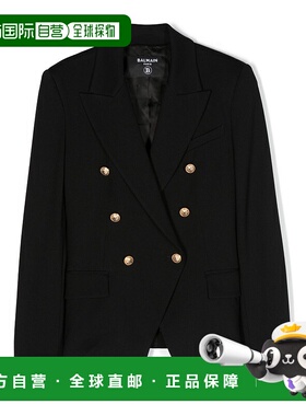 BALMAIN 女士夹克 BT2A24J0035930OR SS2024 黑色