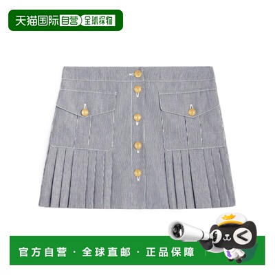 1h可退 奢淘 Celine 褶裥迷你短裙 女 2J711869W.半身裙a字裙