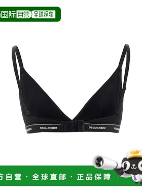 DSQUARED2 女士文胸 D8R004120010 AW2022 黑色 BRA WITH LOGO