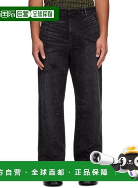 1h可退 潮奢 Diesel 迪赛 男士 黑色 D-Eber 牛仔裤 A21458007DB0