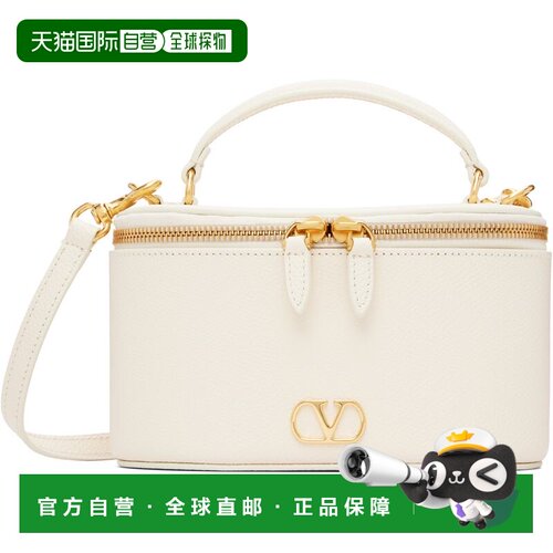 valentino 华伦天奴 女士 灰白色 Vlogo Signature Mini Vanity