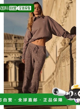 alo yoga Marl Sweater Pant 舒适系带束脚休闲裤 女款w54182rBla