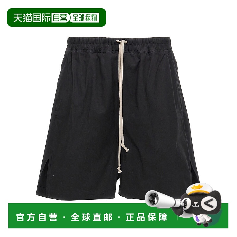 RICK OWENS 男士短裤 RU01F2397TE09 SS2026 黑色 'Boxers' bermu