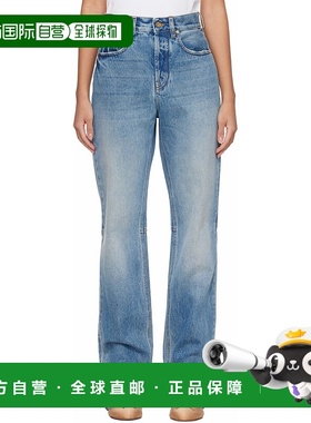 1h可退 潮奢 Jacquemus 女士 蓝色 The straight de-Nîmes 牛仔裤