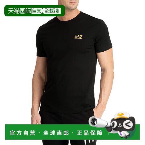 EMPORIO ARMANI 阿玛尼男装男士棉质EA7印花简约休闲短袖T恤衫