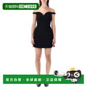 黑色毛圈露肩迷你连衣裙 1h可退 RS2607 Portrait 女士 潮奢 Self
