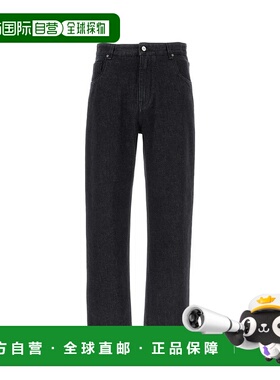 FENDI 男士牛仔裤 FLP285ATK3F0QA1-6  AW2024黑色直筒裤