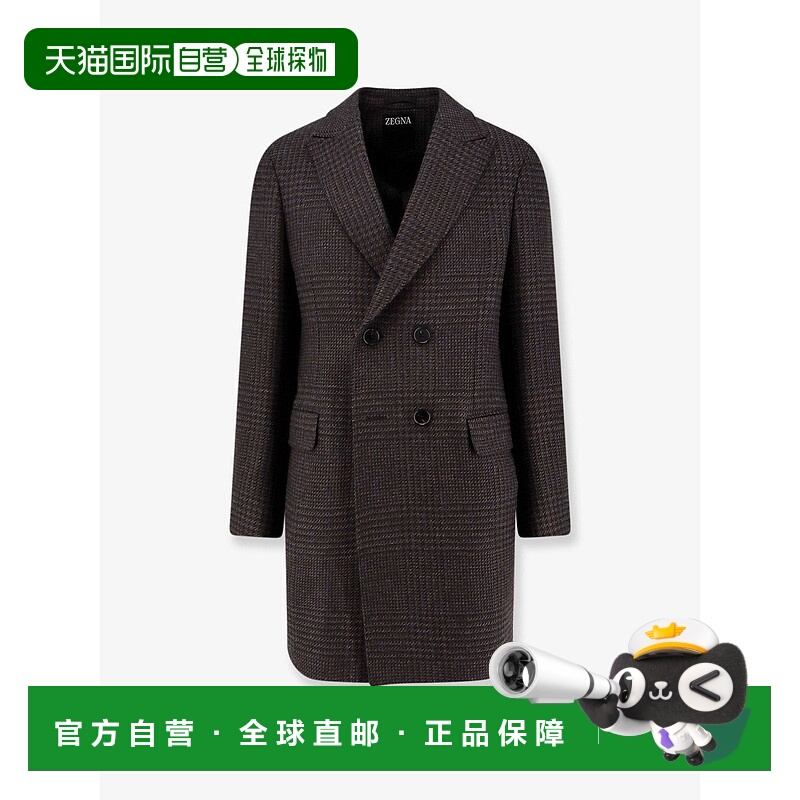 1h可退 潮奢 zegna 杰尼亚 男士 羊毛大衣 297705A24DG2G0026