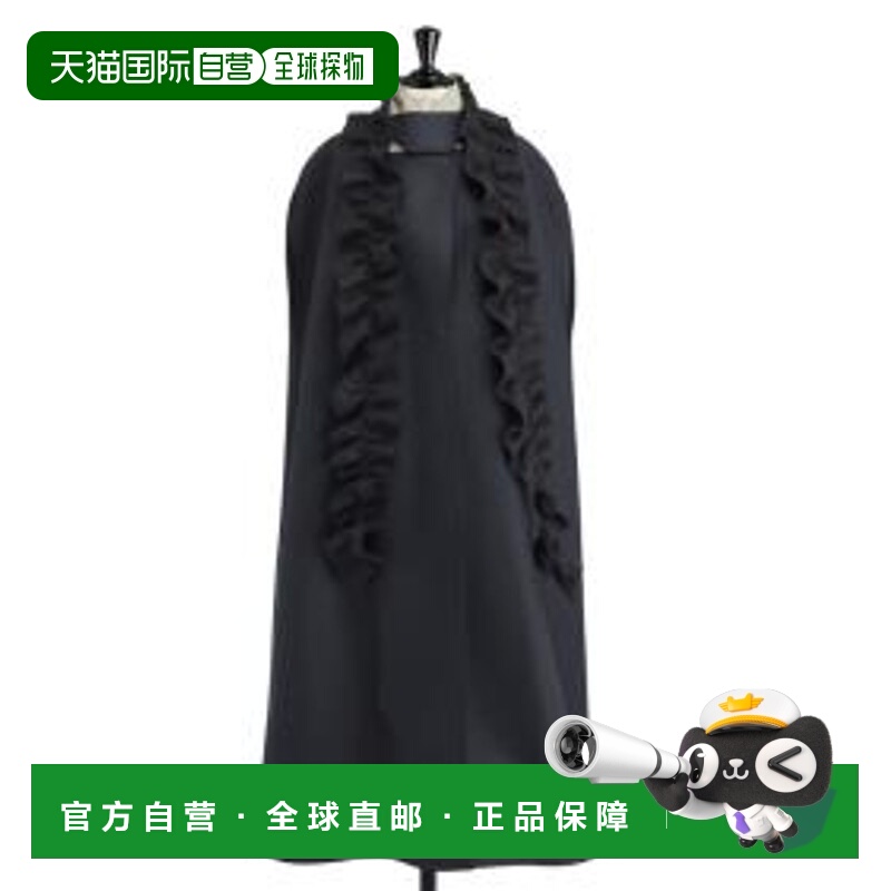 1h可退 DIOR 女士大衣 551M42A1606X9010 AW2025 黑色 GRS 毛毡斗