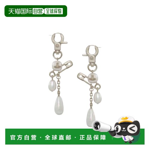 VIVIENNE WESTWOOD 女士耳饰 6202016C02P103WHITE珍珠耳夹
