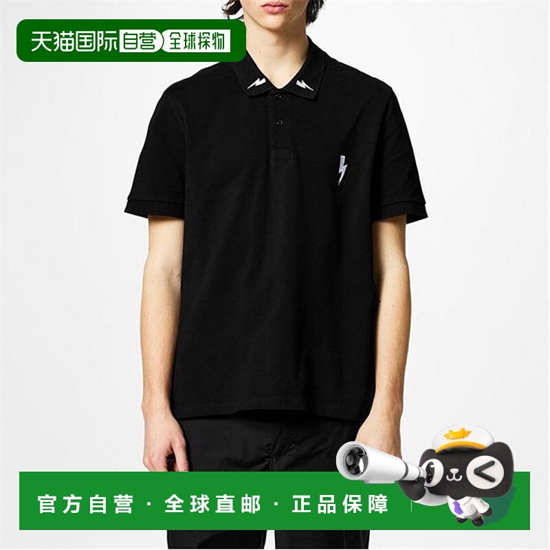 1h可退 潮奢 Neil Barrett 尼奥 贝奈特 男士 3 Bolt Polo衫