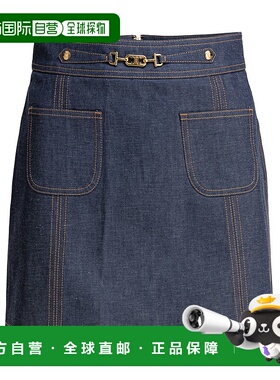 CELINE 女士半身裙 RJ033084207IA SS2025 蓝色 口袋半身裙