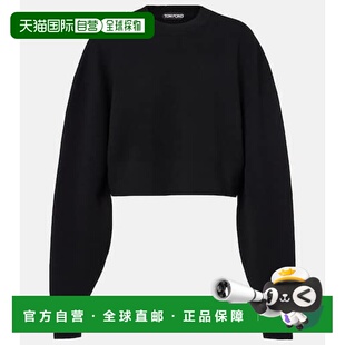 Ford 汤姆 福特 1h可退 短款 Tom 女士 羊毛羊绒混纺毛衣 潮奢