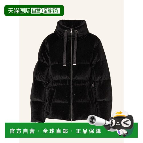 HERNO 女士夹克 100319928613000 CO 黑色 Velvet down jacket wi