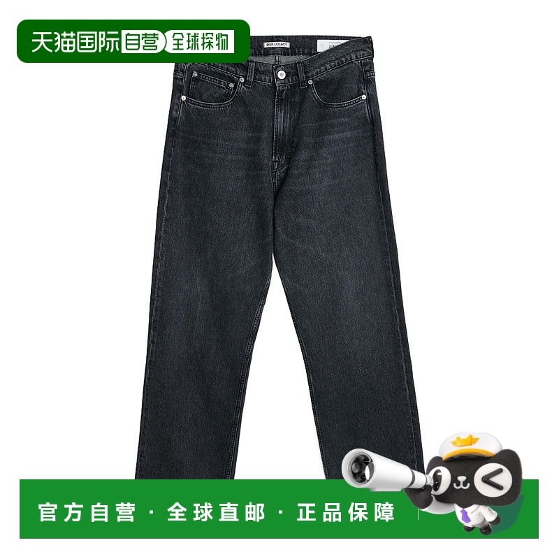 1小时内可退 OUR LEGACY 男士牛仔裤 M4195TS-0 CO 黑色 THIRD CU