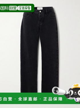 1h可退 潮奢 ST.AGNI 女士 90s 低腰直筒有机牛仔裤 S25501WBKWas