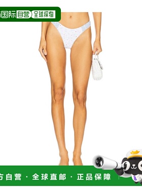 潮奢 For Love & Lemons 女士 Stems 花朵比基尼内裤 SWMB1220SP2