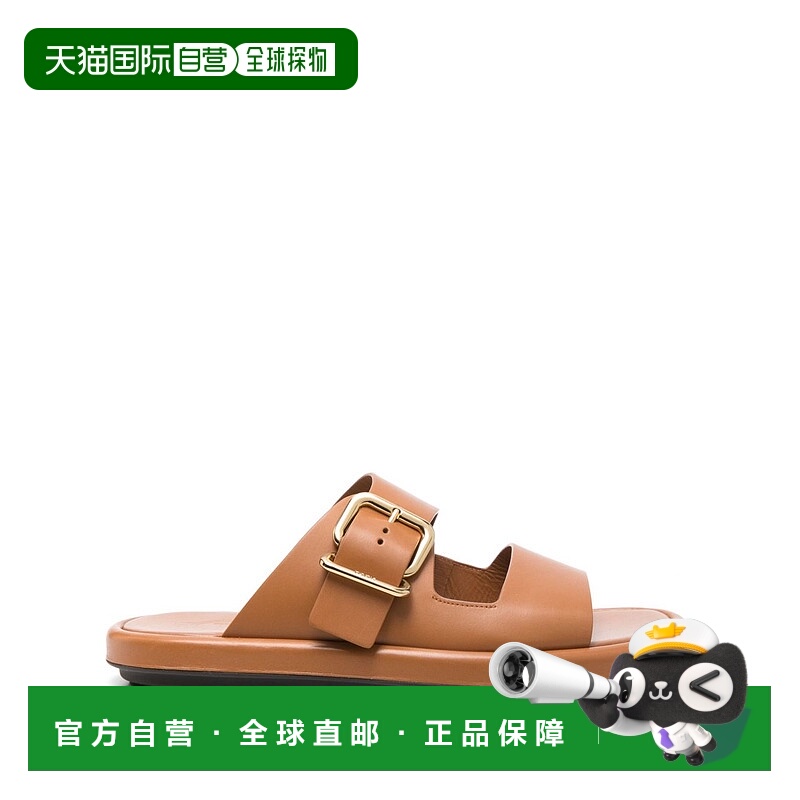 1h可退 TOD'S 女士凉鞋 XXW70L0JH10N6MS410 SS2025 棕色 圆头平