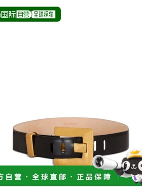 BALMAIN 女士腰带 GN1WJ192LSLX0PA SS2026 黑色 