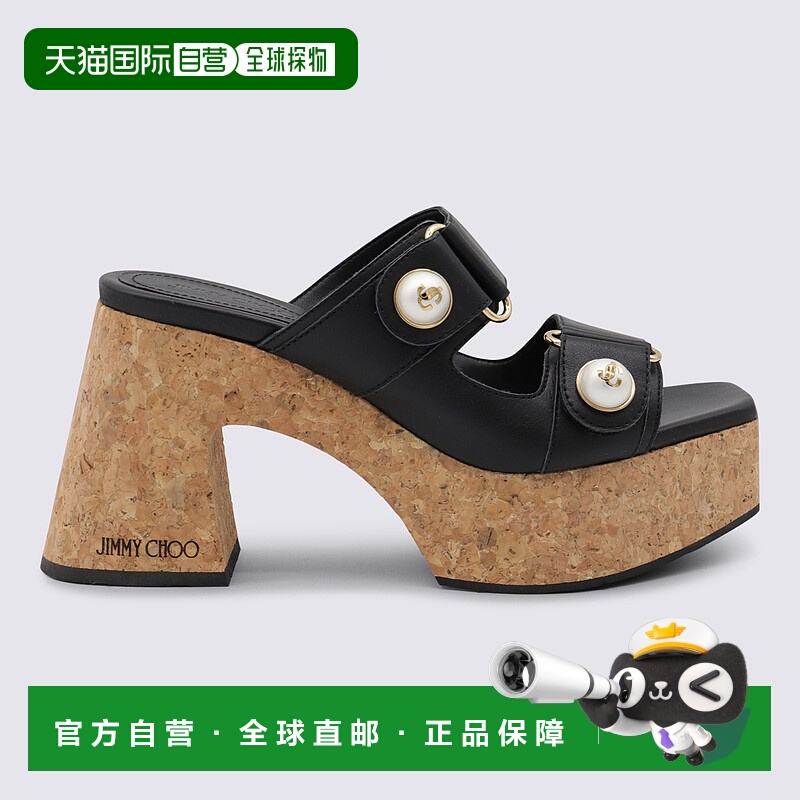 1h可退 JIMMY CHOO 女士高跟鞋 FAYENCEWEDGE95SQM010003