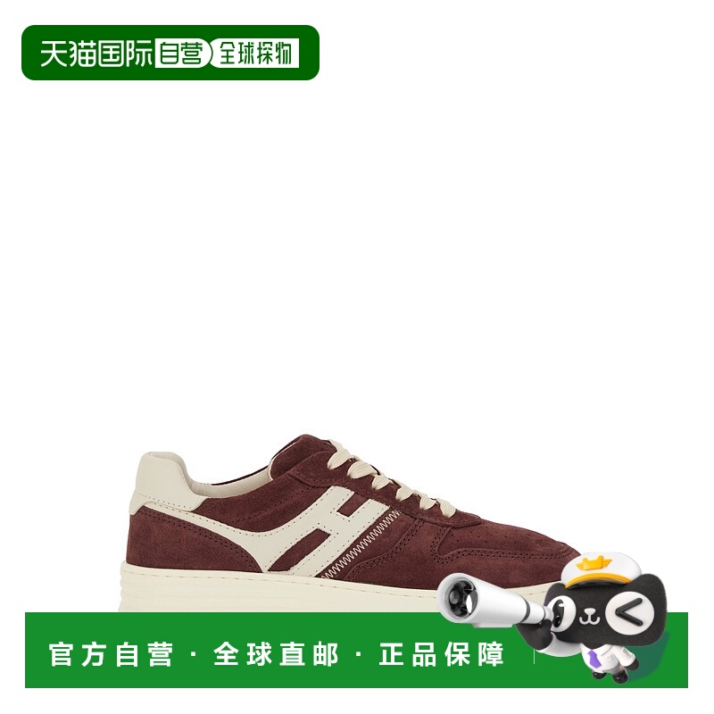 1h可退 HOGAN 女士休闲鞋 HXW6300EU5TUHO0UUJ AW2025 酒红色
