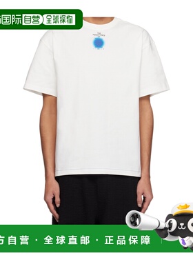 Ader Error 男士T恤 BO01SSTS0117OW SS2025 白色