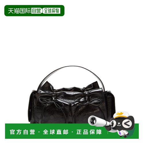 ACNE STUDIOS 女士手提包 A10432900 SS2026 黑色 Black leather