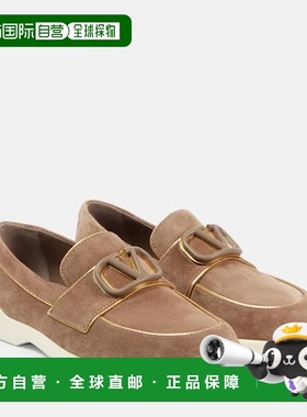 1h可退 潮奢 valentino 华伦天奴 女士 Leisure Flows 绒面革乐福