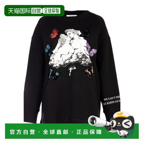 VALENTINO 女士针织毛衣  AW2019 SB0MF04B4Y2K92黑色长袖