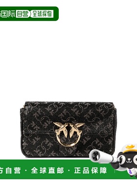PINKO 女士单肩包 100061A20DZI1Y AW2024 黑色 Shoulder bag wit