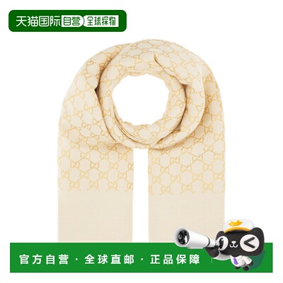 GUCCI 女士围巾 8092263GC469075 SS2025 花色 Embroidered wool