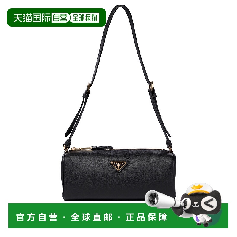 1h可退 PRADA 女士单肩包 1BC2392CYSF0002VOVO SS2025 黑色