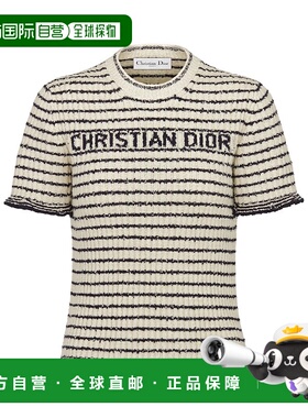 DIOR 女士针织衫 514S75A7014X0883 CO 白色 短袖针织衫