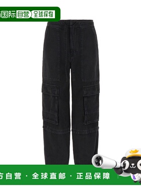 1h可退 潮奢 ISABEL MARANT 女士 黑色牛仔裤 24PPA0278FAB1H04E0