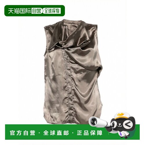 RICK OWENS 女士衬衫 RP01F6136N34 SS2026 灰色 