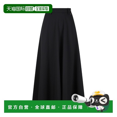 HERNO 女士半身裙 GN000036D126469300 AW2024 黑色包臀裙长裙