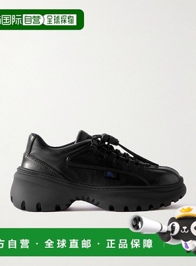 1h可退 潮奢 Burberry 巴宝莉 男士 Scoot 皮革运动鞋 8096753