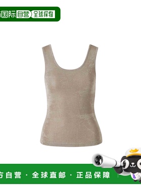 Ami Paris 女士背心吊带 FTK145JE0110ASH SS2025 米白色