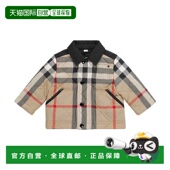 潮奢 Archive Burberry 1h可退 巴宝莉 婴儿 格纹绗缝夹克童装