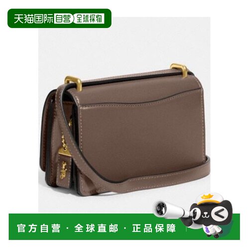 1h可退 COACH 女士斜挎包 CD724B4CBD AW2023 棕色 Bandit 斜挎包
