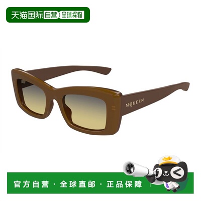 ALEXANDER MCQUEEN 女士太阳镜 AM0526S003 CO 棕色