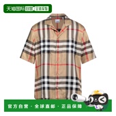 潮奢 舒适时尚 Burberry 男士 1h可退 brown棕色 巴宝莉 花纹衬衫